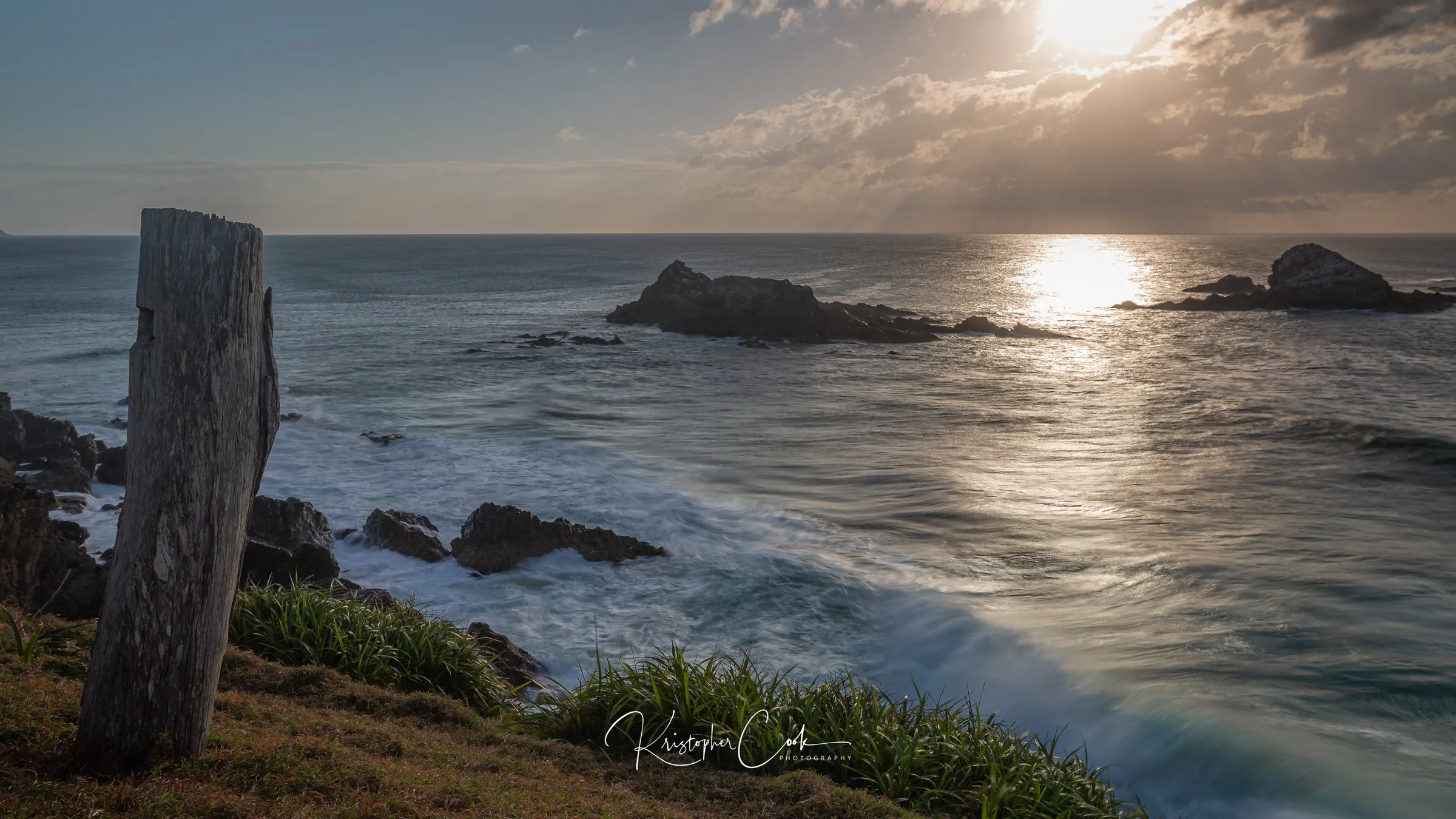 Sunrise at Broken Head, Byron Bay, photographed by Kris Cook