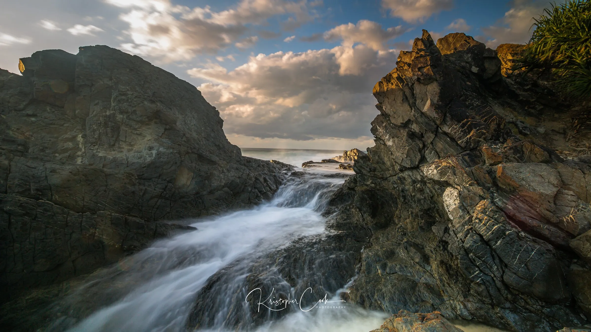 Sunrise at Broken Head, Byron Bay, photographed by Kris Cook