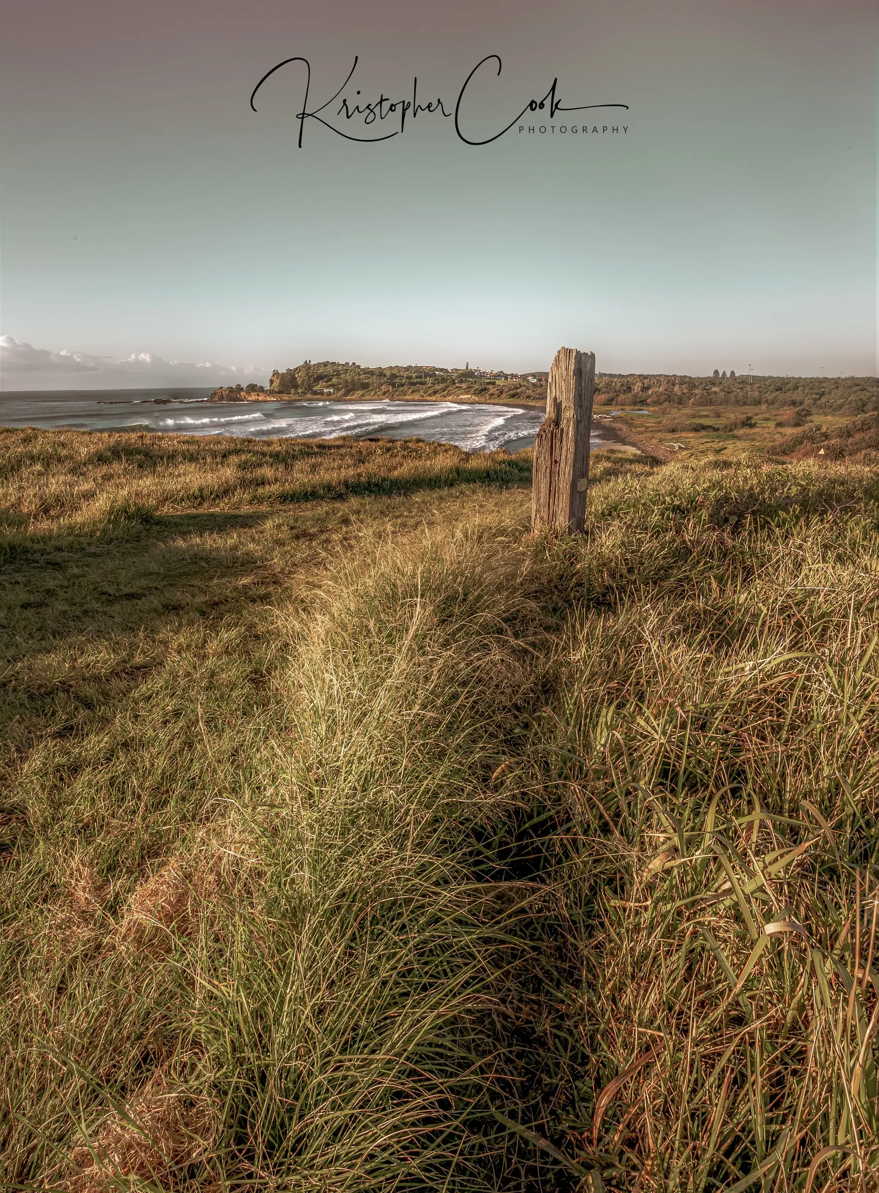 Sunrise over Lennox Point, Lennox Head, photographed by Kris Cook