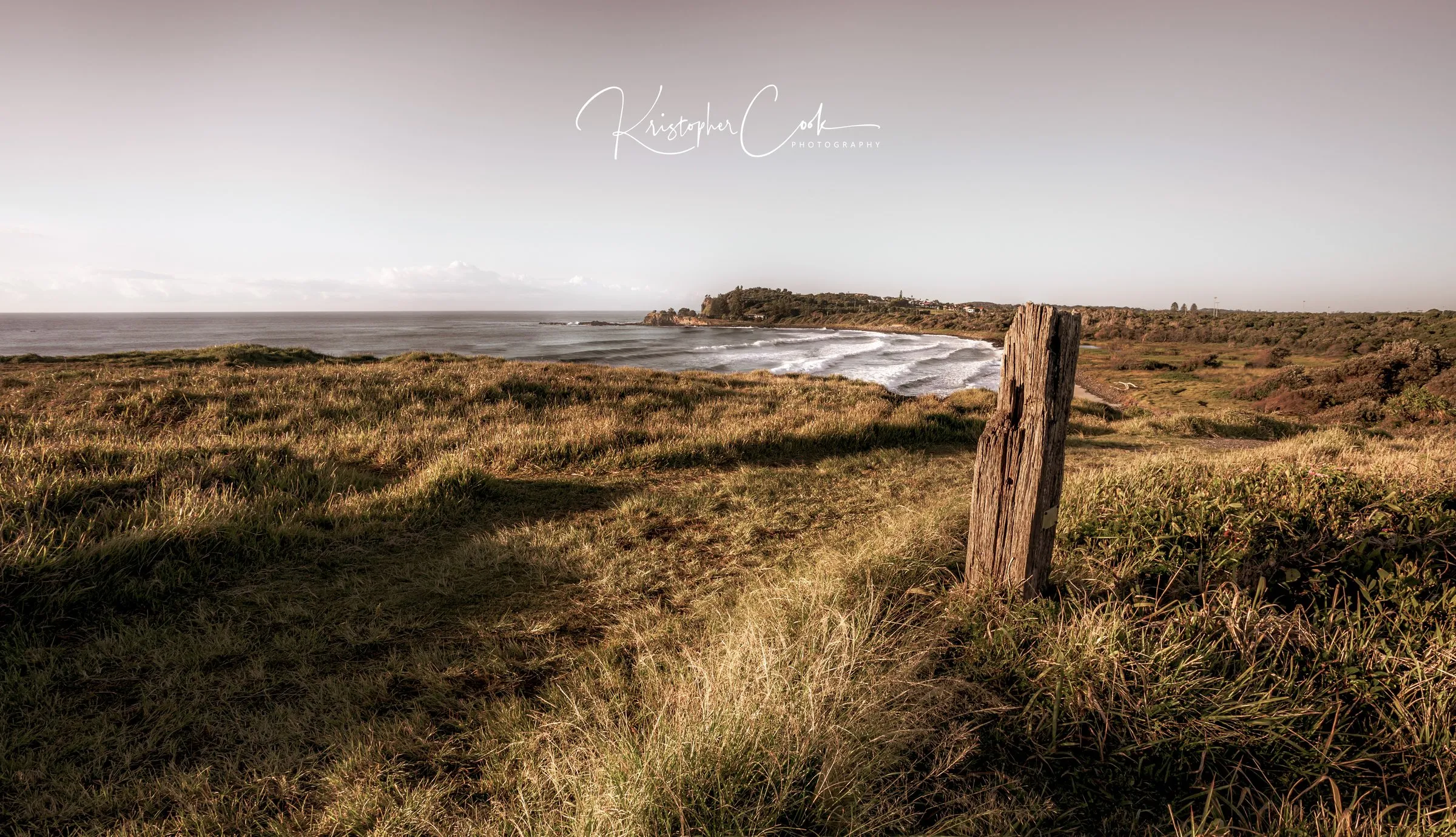 Sunrise over Lennox Point, Lennox Head, photographed by Kris Cook