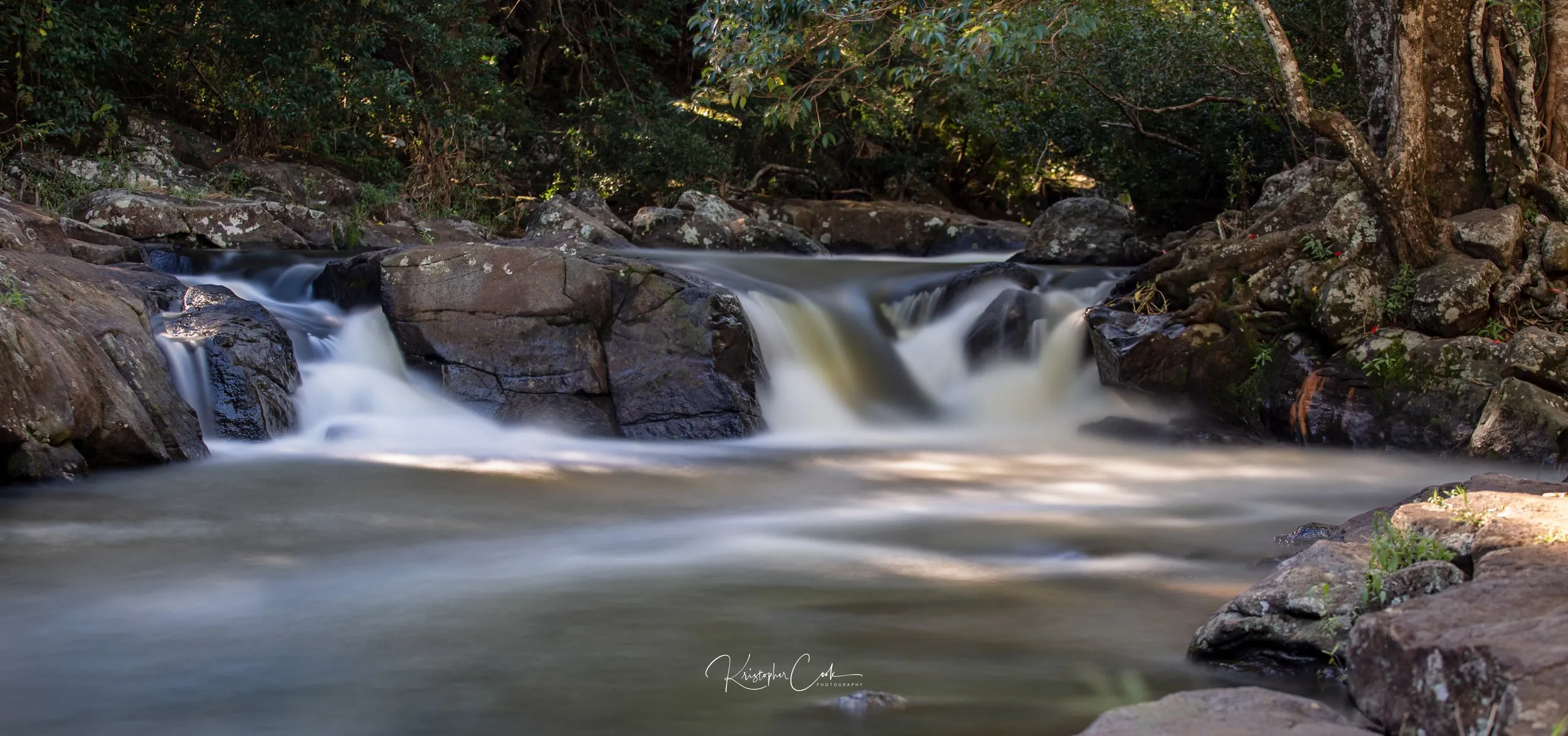 Marom Creek Falls, long exposure